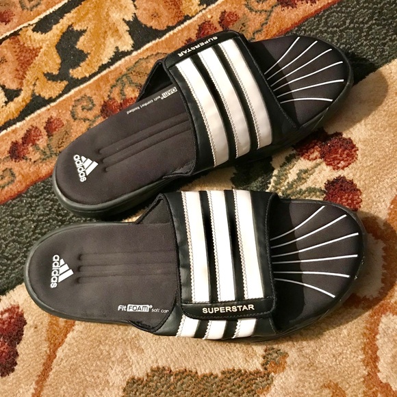 Adidas superstar fit foam slides Clearance